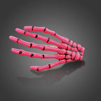 Skeleton Bone Hair Clip Set Gothic Punk Statement Hairstyle Accessories