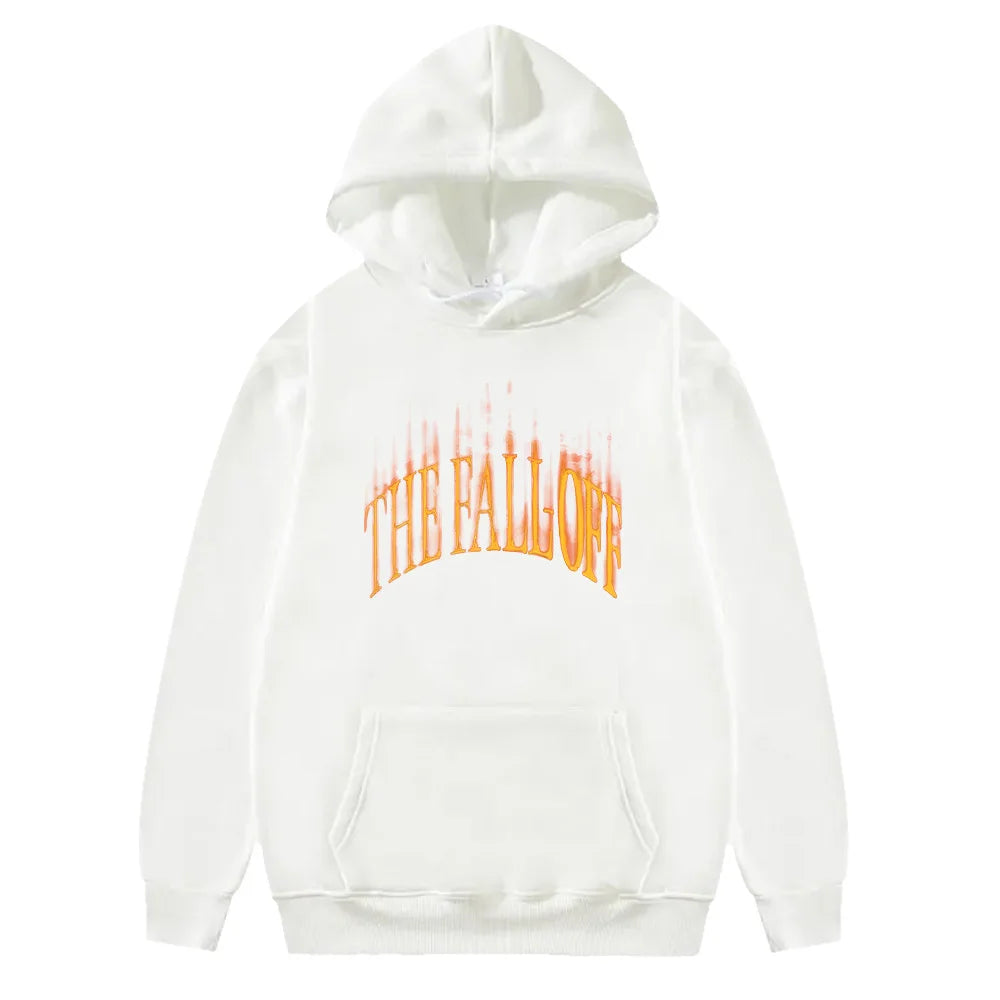 Oversized Streetwear Hoodie With Vintage Typography Graphic Front Design