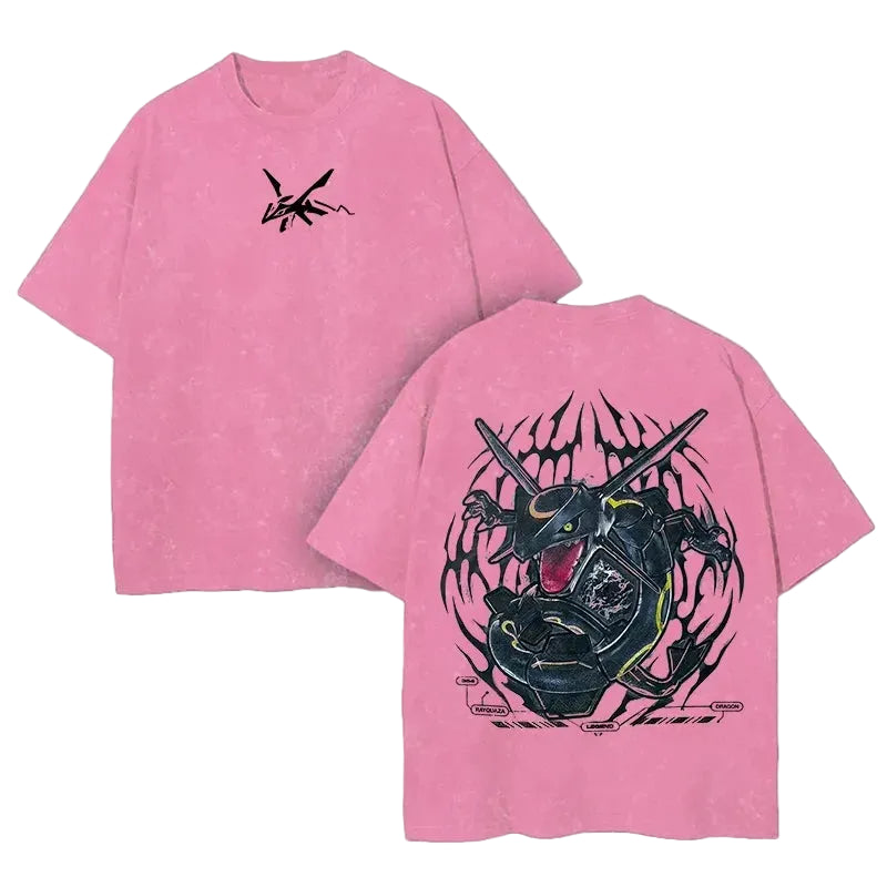 Dark Fantasy Manga Oversized Casual Streetwear Graphic Cotton T-Shirt