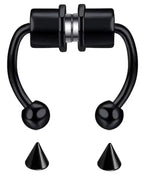 Decorative Faux Septum Nose Ring for Punk Gothic Fashion Looks