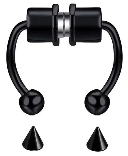 Decorative Faux Septum Nose Ring for Punk Gothic Fashion Looks