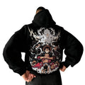 Anime Manga Graphic Oversized Hoodie With Japanese Streetwear Art Design