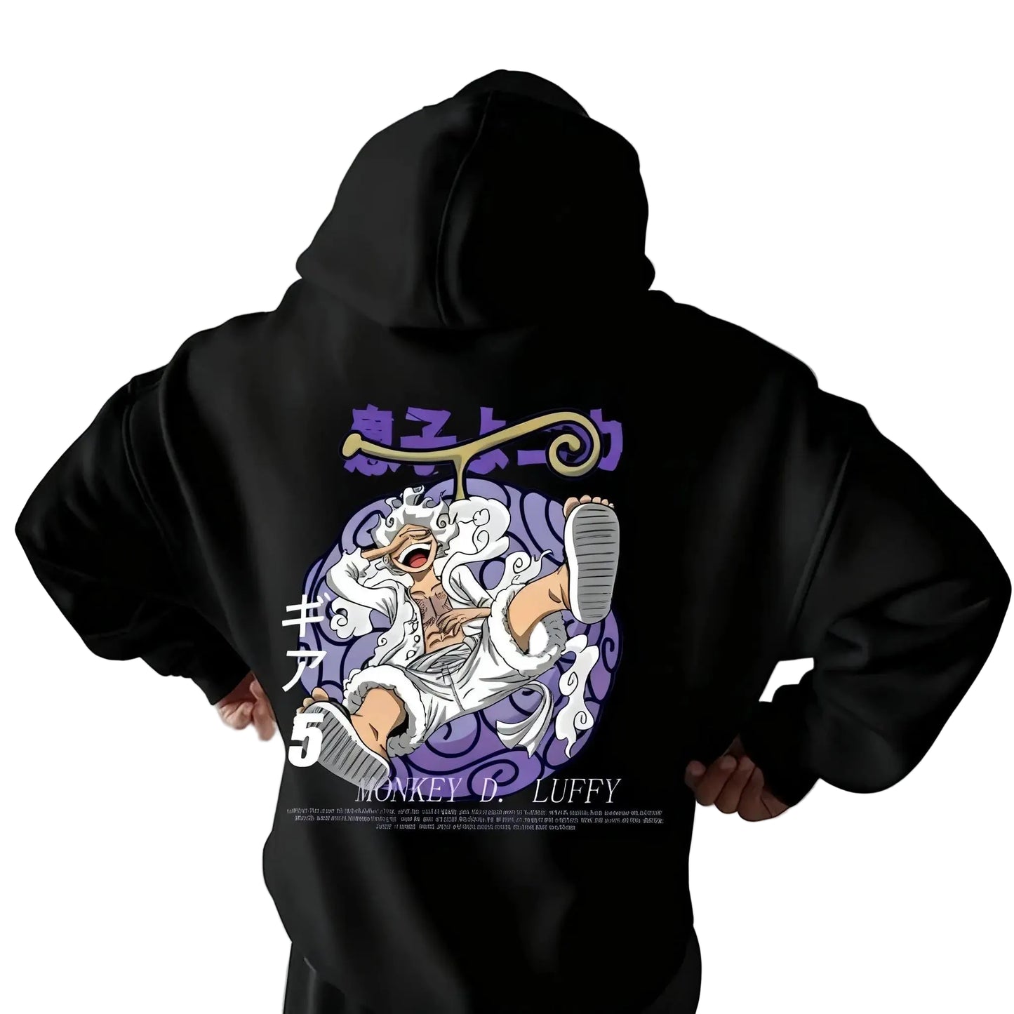 Anime Graphic Oversized Hoodie With Manga Style Retro Streetwear Artwork