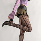 Geometric Mesh Fishnet Pantyhose Lightweight Alternative Fashion Statement Tights