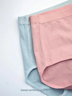 10-Pack Classic Mid-Rise Brief Panties in Assorted Solid Colors