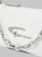 Mini Crescent Camera Shoulder Bag with Chain Strap Contemporary Street Style