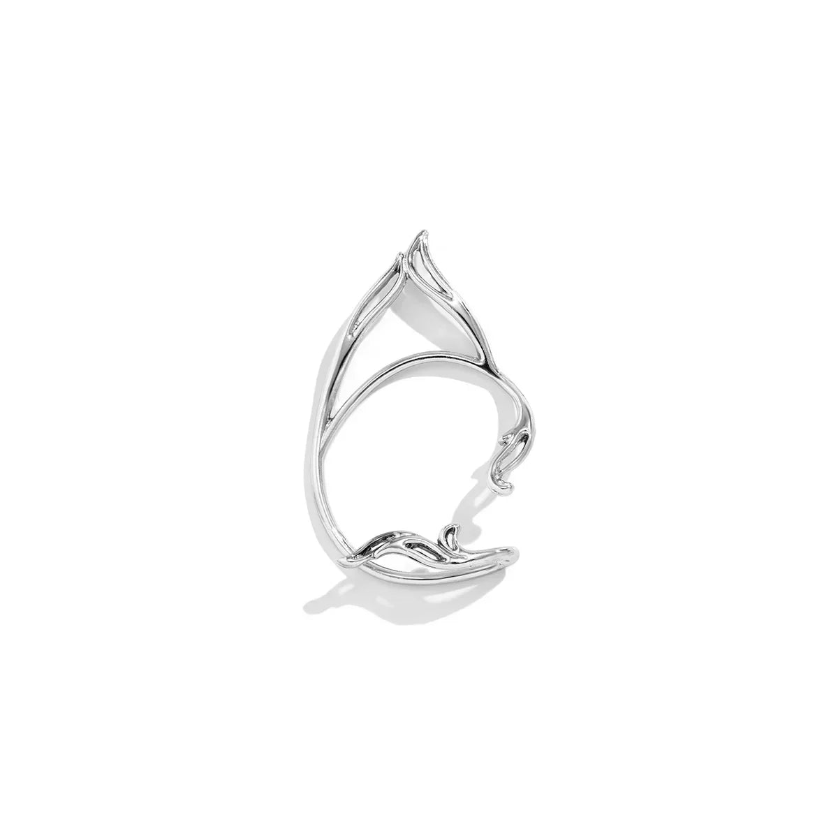 Elf Ear Cuff Clip Earrings for Gothic Fantasy Alternative Fashion