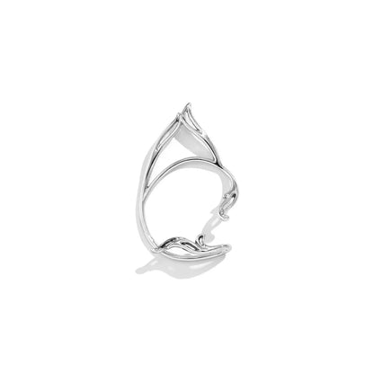 Elf Ear Cuff Clip Earrings for Gothic Fantasy Alternative Fashion