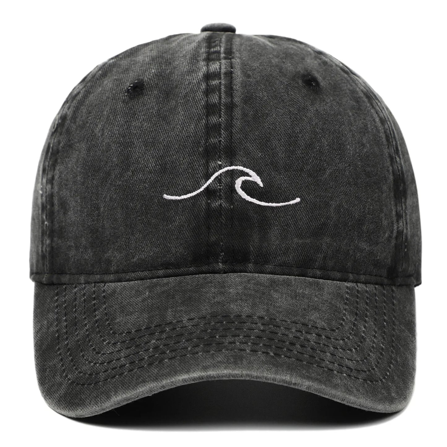 Unisex Washed Baseball Cap with Minimal Embroidered Detail for Casual Everyday Streetwear Style