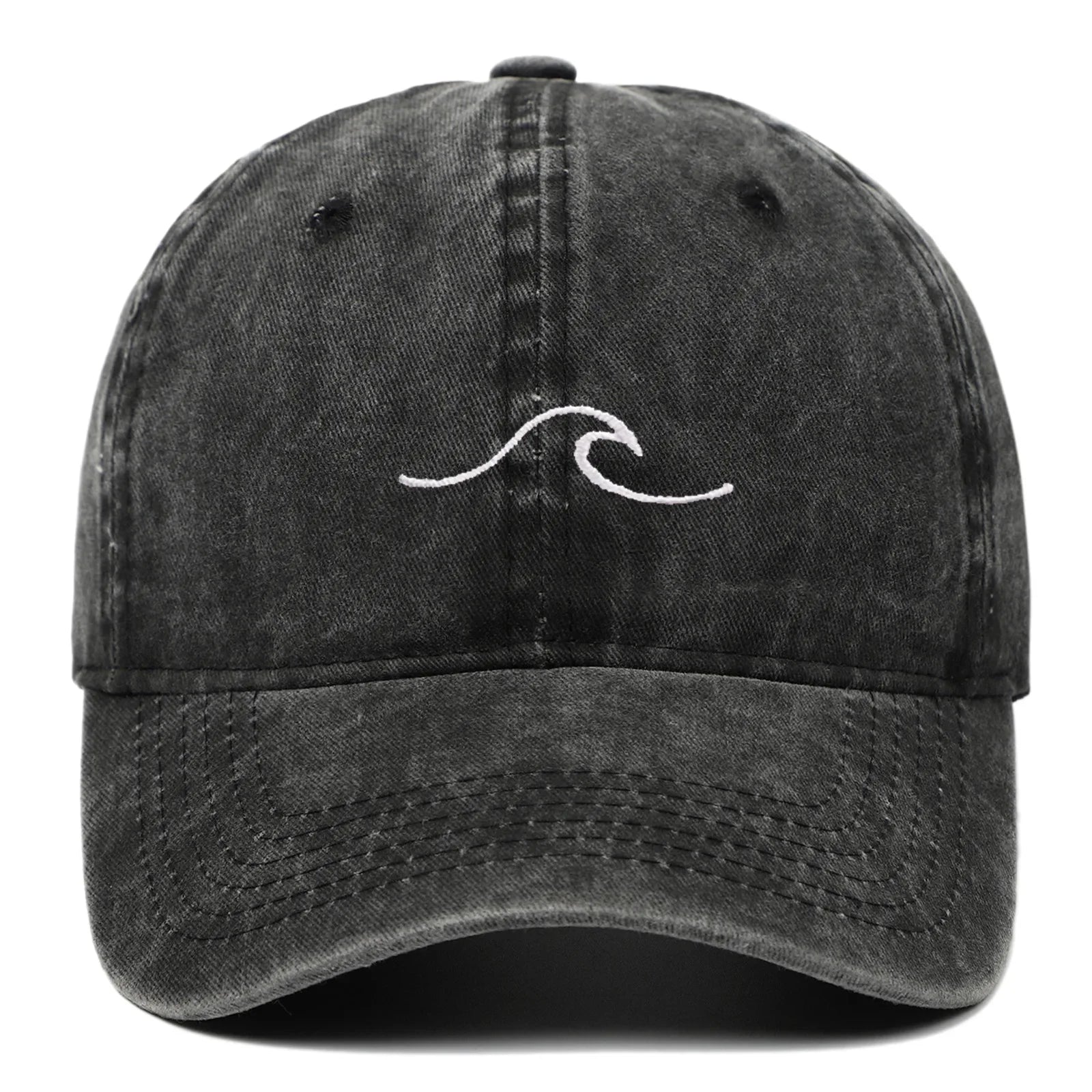 Unisex Washed Baseball Cap with Minimal Embroidered Detail for Casual Everyday Streetwear Style