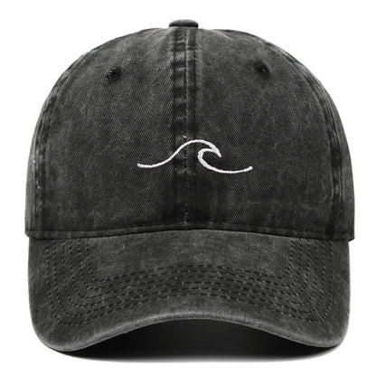 Unisex Washed Baseball Cap with Minimal Embroidered Detail for Casual Everyday Streetwear Style