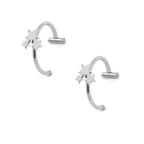 Punk Clip On Lip and Nose Ring Set for Alternative Styling