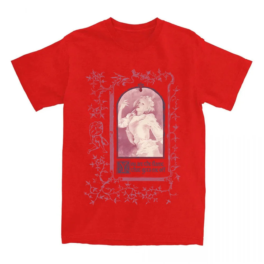 Gothic Manga Aesthetic Graphic Streetwear Oversized Cotton Anime T-Shirt