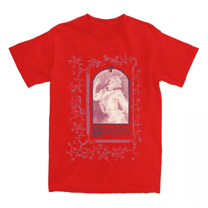 Gothic Manga Aesthetic Graphic Streetwear Oversized Cotton Anime T-Shirt