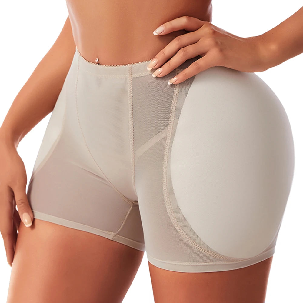 Sculpted Enhancing Short with Sheer Paneling and Contoured Padding