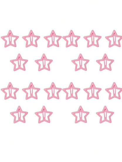 Y2K Star Hair Pin Set Celestial Alternative Fashion Accessories