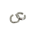 Irregular Geometric Ear Cuff for Punk Alternative Fashion Styling