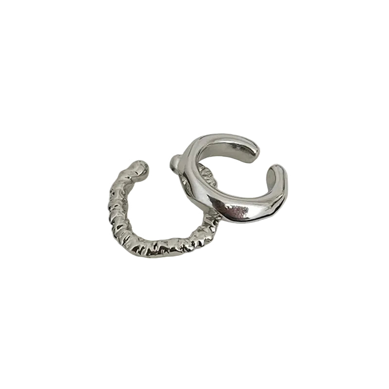Irregular Geometric Ear Cuff for Punk Alternative Fashion Styling