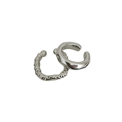 Irregular Geometric Ear Cuff for Punk Alternative Fashion Styling
