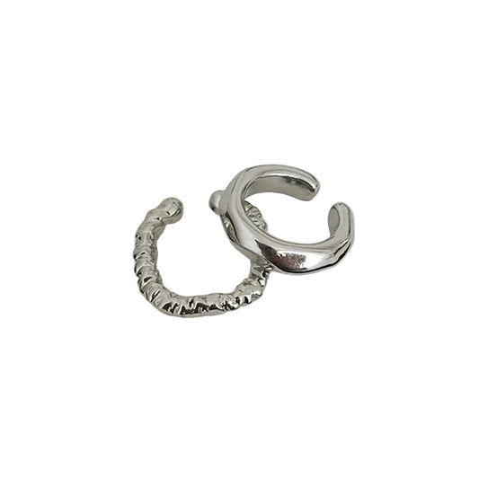 Irregular Geometric Ear Cuff for Punk Alternative Fashion Styling