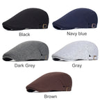 Classic Suede Flat Cap with Adjustable Fit for Everyday Casual Vintage Outdoor Style