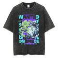 Oversized Anime-Inspired Manga Streetwear Tee with Vintage Graphic Typography Artwork