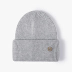 Soft Rabbit Fur Blend Acrylic Knit Beanie for Everyday Winter Casual Fashion and Comfort