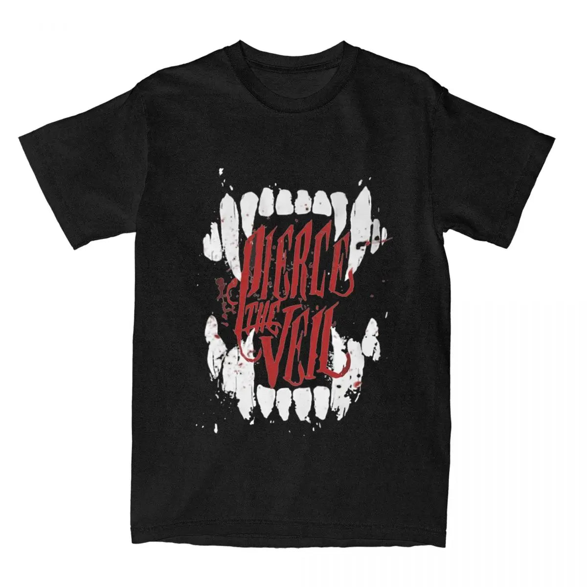 Distressed Typography Graphic Cotton Streetwear T-Shirt with Vintage Edge Design
