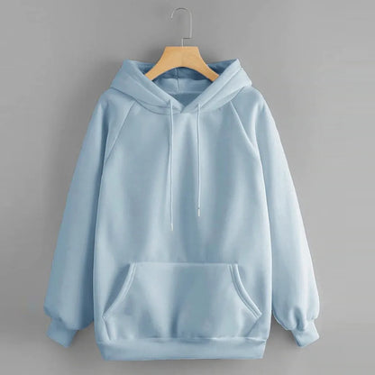 Women's Minimalist Oversized Pullover Hoodie Relaxed Casual Streetwear Everyday Essential Sweatshirt
