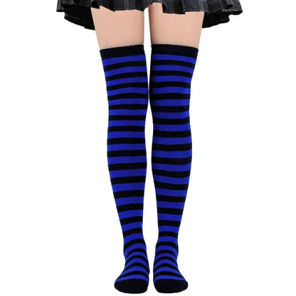 Polka Dot Over-the-Knee Socks with Soft Jacquard Knit for Casual Y2K Fashion