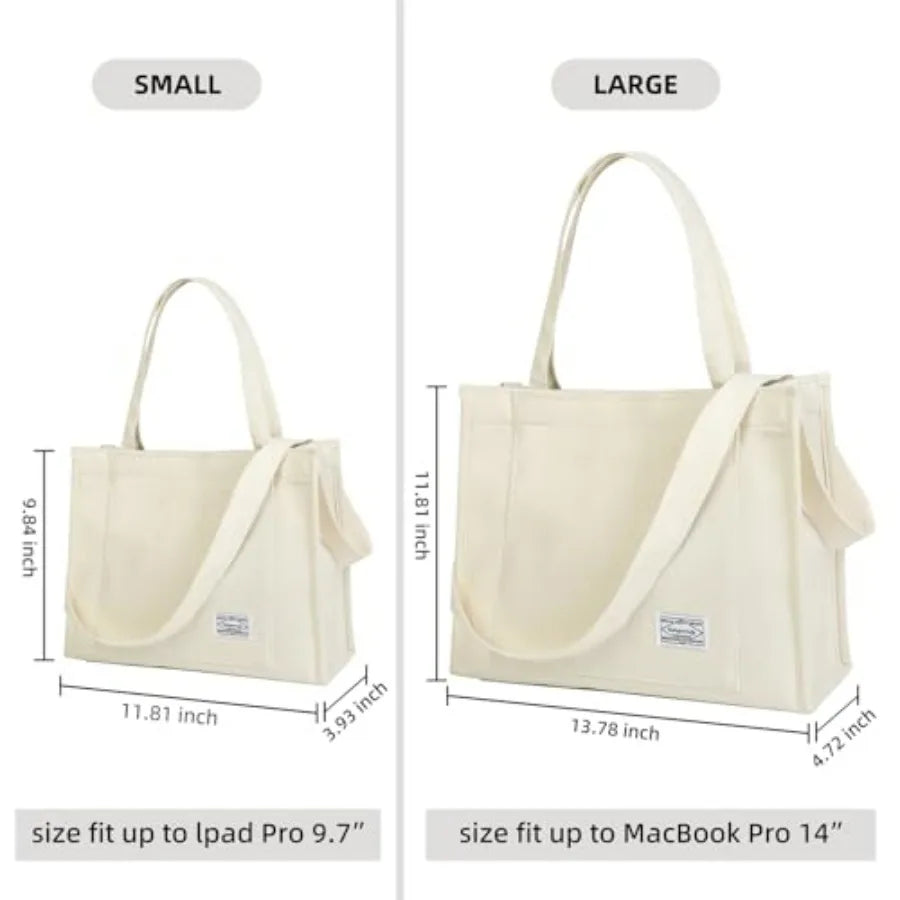 Minimalist Everyday Tote Bag with Wide Shoulder Strap and Spacious Interior