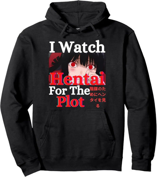 Oversized Anime Streetwear Hoodie with Manga Typography Graphic Design