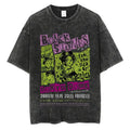 Anime Goth Underground Poster Style Oversized Washed Streetwear Shirt