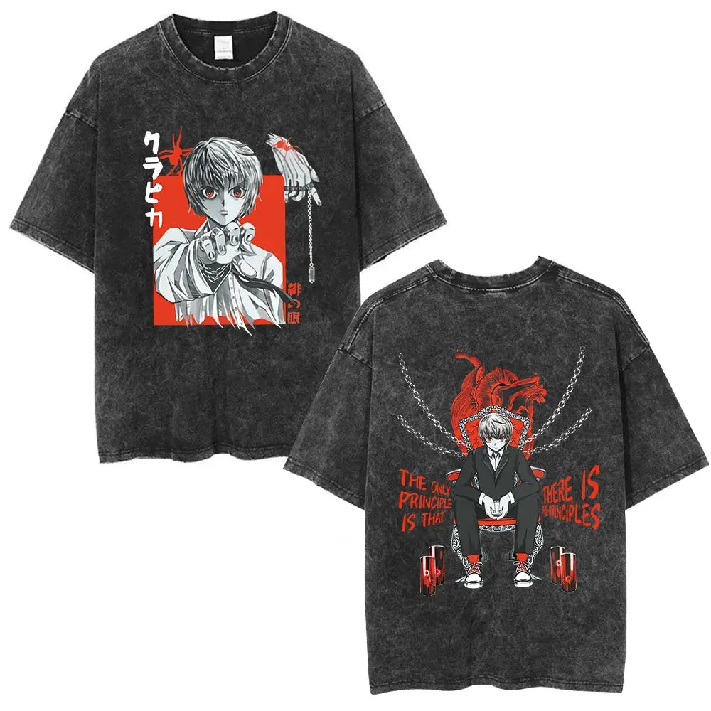 Dark Anime Goth Portrait Oversized Alternative Streetwear T-Shirt