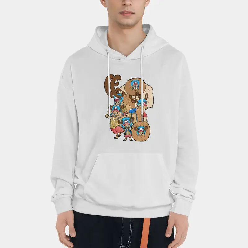 Anime Mermaid Graphic Hoodie with Retro Manga Streetwear Style