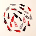 Punk Lace-Up Stiletto Press-On Nail Art Set