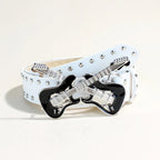Guitar Accent Waist Belt for Gothic Punk Y2K Alternative Fashion