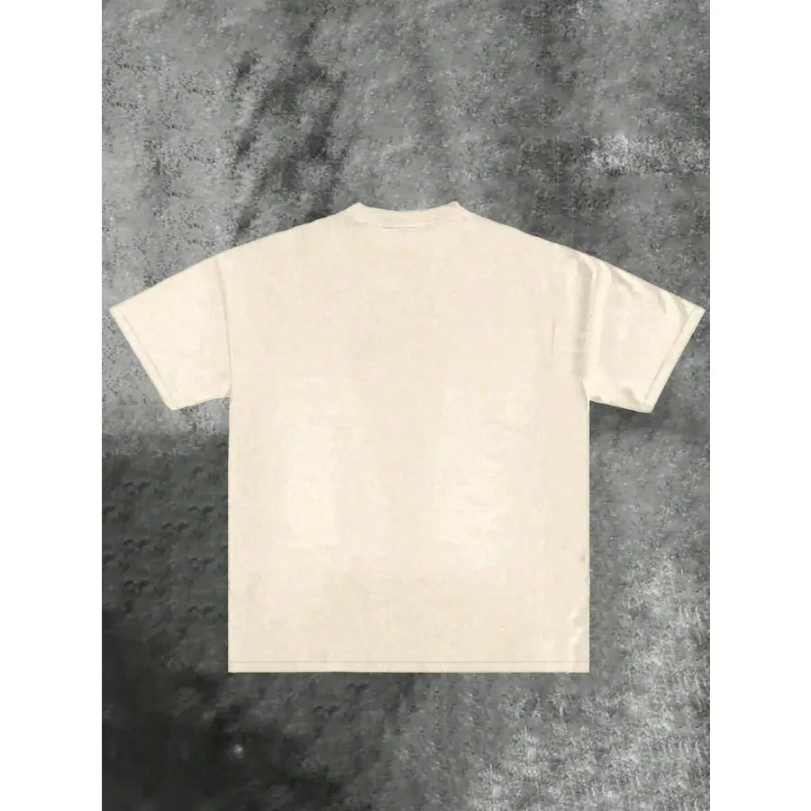 Vintage Graphic Crop Tee with Retro Artwork and Casual Streetwear Styling