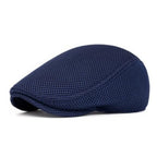 Breathable Mesh Ivy Flat Cap Cotton Casual Vintage Driving Streetwear Hat