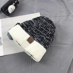 Brimless Ribbed Polyester Knit Beanie for Everyday Winter Casual Streetwear and Travel Comfort