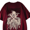 Vintage Skull Graphic Oversized Streetwear T-Shirt with Dark Illustrative Artwork