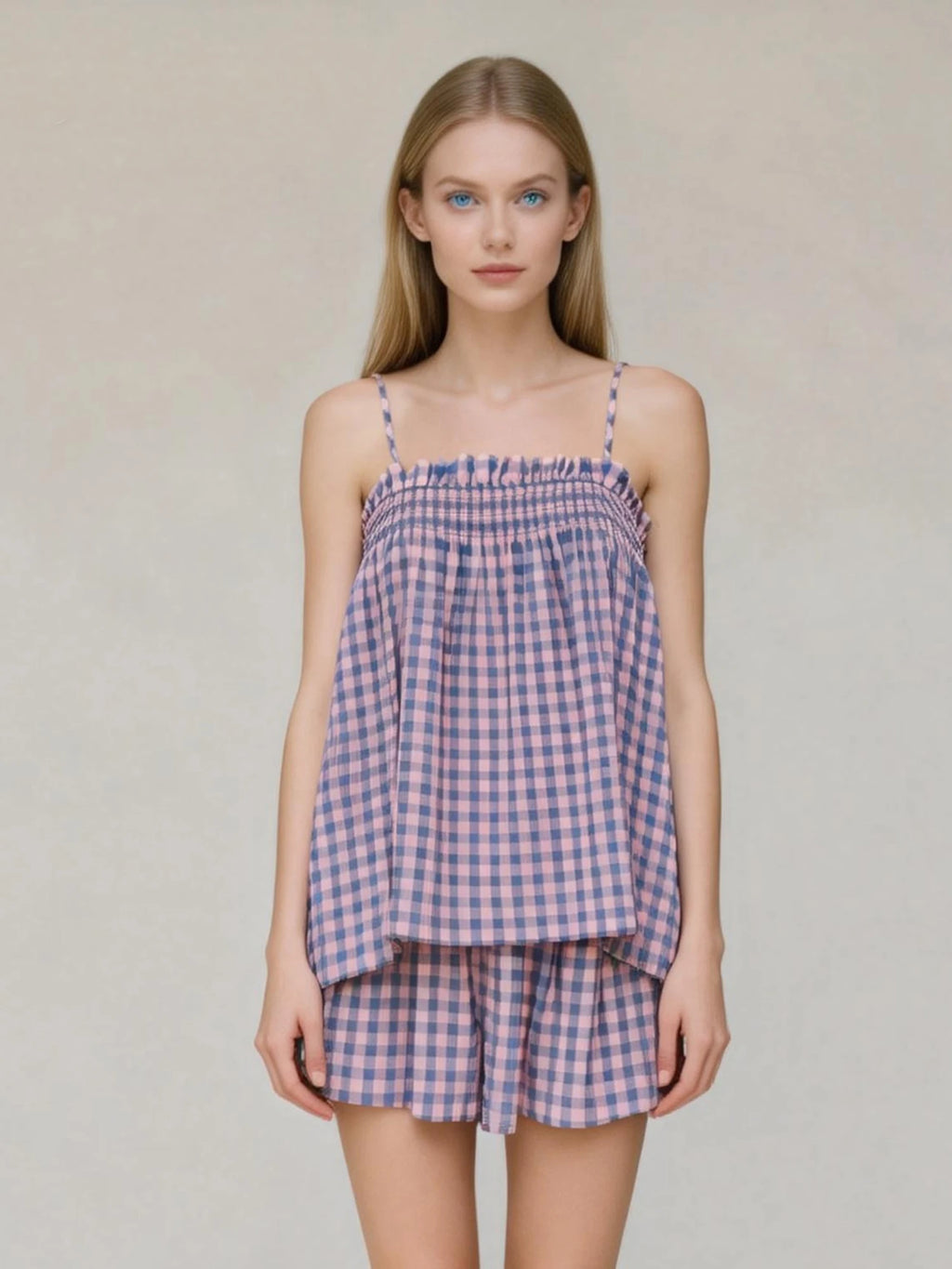 Women's Floral Print Cami and Shorts Co-Ord Set Relaxed Summer Outfit
