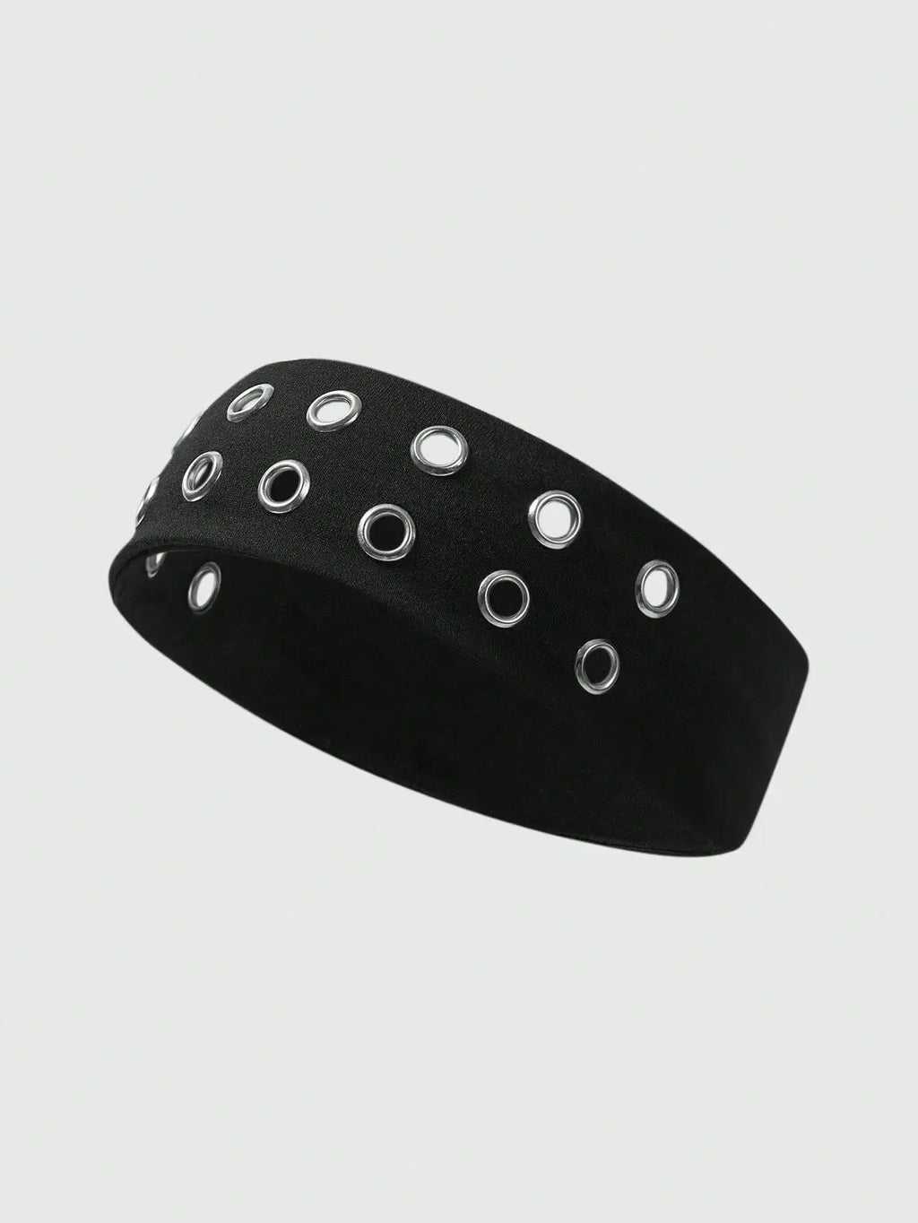 Grommet Detail Headband Punk Alternative Streetwear Hair Accessory