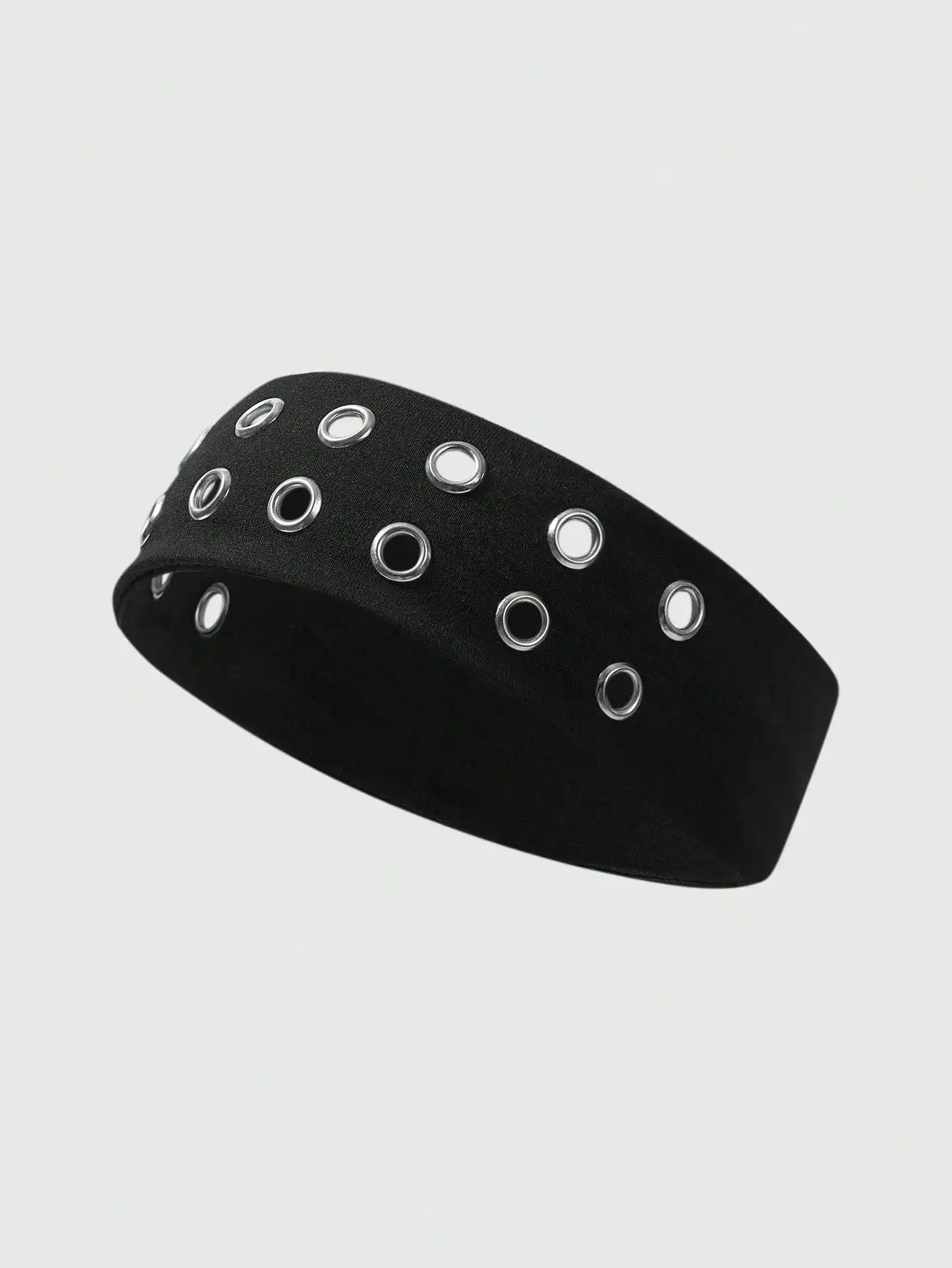 Grommet Detail Headband Punk Alternative Streetwear Hair Accessory