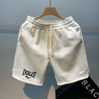Unisex Relaxed Casual Shorts with Drawstring Waist and Graphic Streetwear Everyday Design