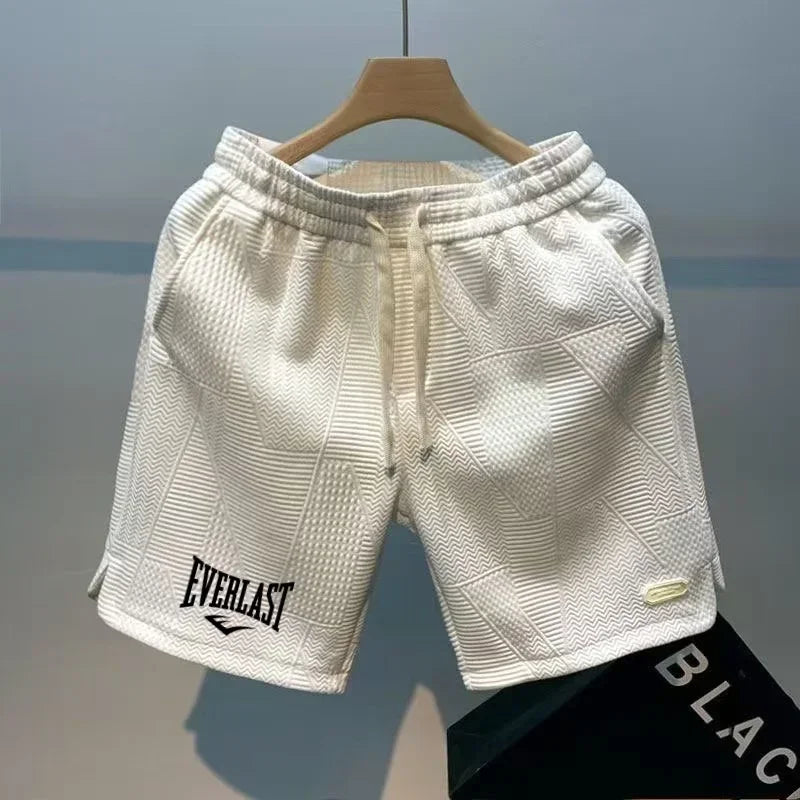 Unisex Relaxed Casual Shorts with Drawstring Waist and Graphic Streetwear Everyday Design