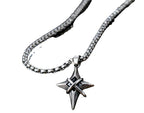 Star Cross Pendant Necklace Gothic Punk Alternative Statement Jewelry