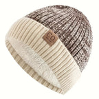 Brimless Ribbed Polyester Knit Beanie for Everyday Winter Casual Streetwear and Travel Comfort