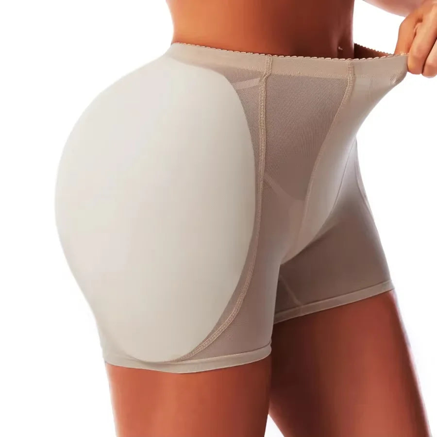 Sculpted Enhancing Short with Sheer Paneling and Contoured Padding