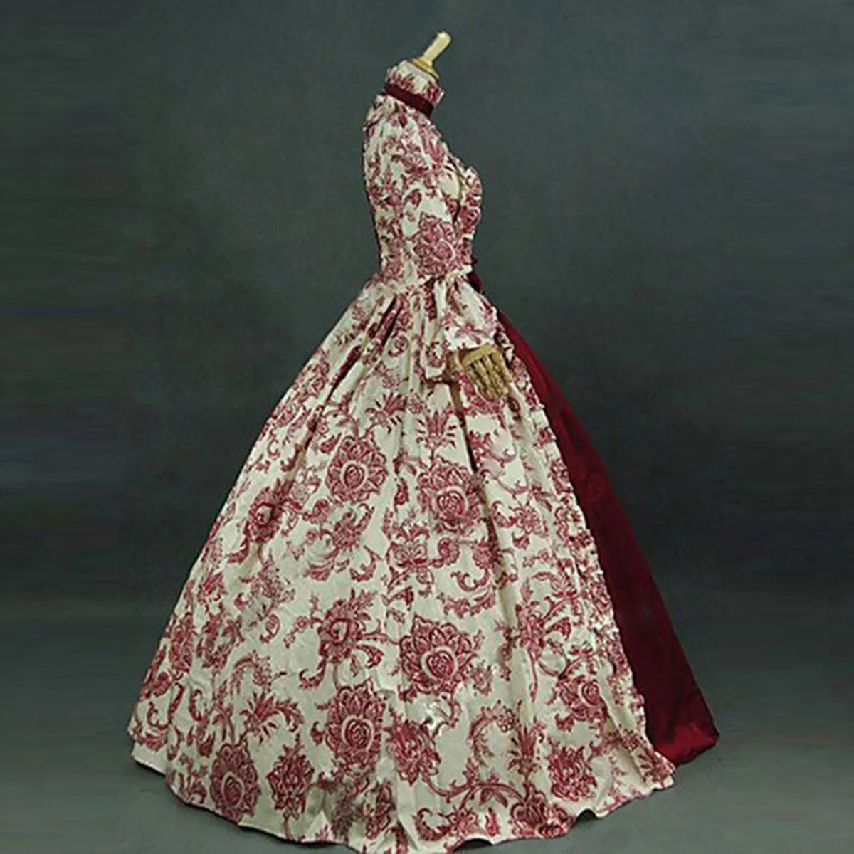 Victorian Royal Gothic Gown with Elegant Vintage Alternative Fashion Style - BigCat Streetwear